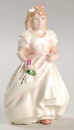 Royal Doulton Figurine Flower Girl - Nb1043, No Box