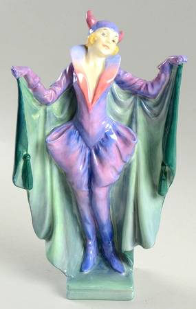 Royal Doulton Figurine Marietta -Purple&Green - With Box Bx1924
