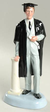 Royal Doulton Figurine The Graduate-Male - Boxed