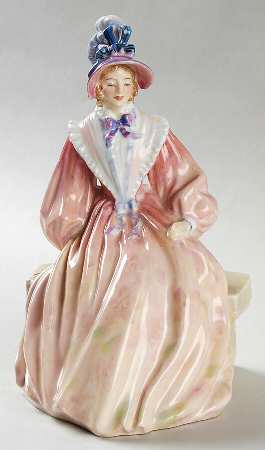Royal Doulton Figurine Meriel-Pink Dress - With Box Bx1591