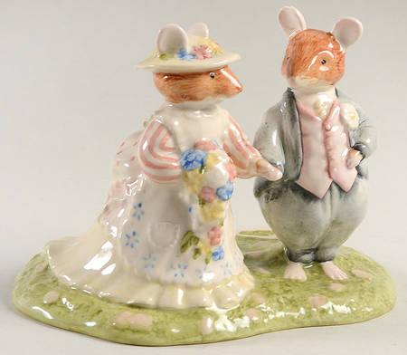 Brambly Hedge The Bride  And Groom-Dusty & Poppy - No Box