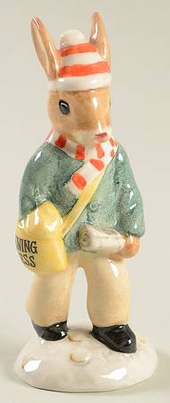 Bunnykins Figurines Paperboy Bunnykins - No Box