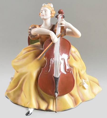 Lady Musicians Cello - No Box