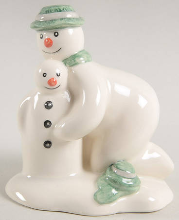 Snowman Figurine Collection Building The Snowman - Boxed
