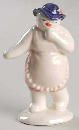 Snowman Figurine Collection Lady Snowman - Boxed
