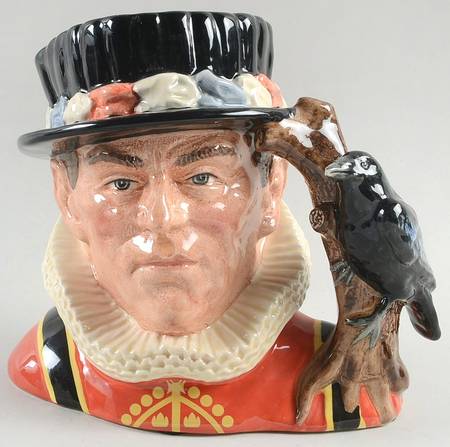 Character Jug Yeoman Of The Guard-Large - Nb812, No Box