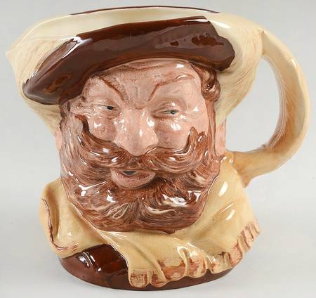 Character Jug Falstaff-Large Yellow Tunic - With Box Bx912