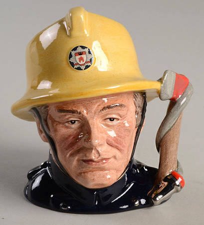 Character Jug Fireman-Small - No Box