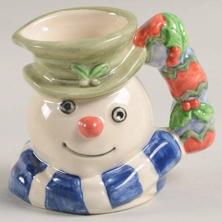 Character Jug Snowman Cracker-Miniature - No Box