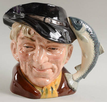 Character Jug The Poacher-Large Black Hat - Nb1099, No Box