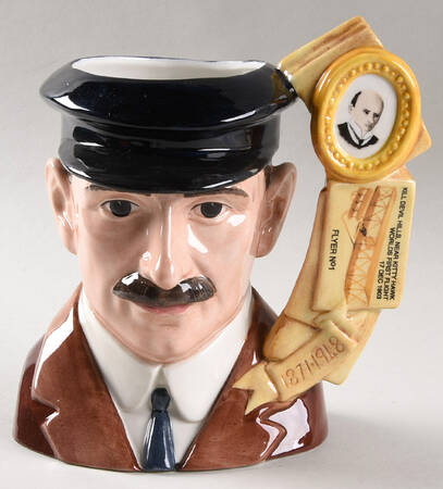 Character Jug Orville Wright-Large - Nb960, No Box