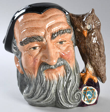 Character Jug Merlin-Large - With Box 45a