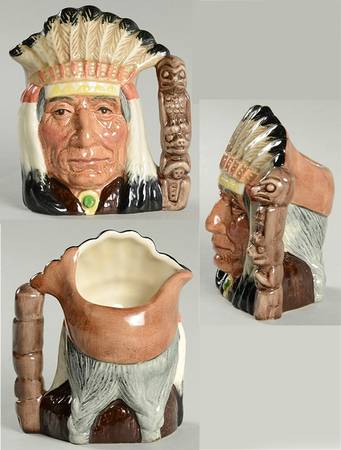 Character Jug North American Indian-Small - No Box