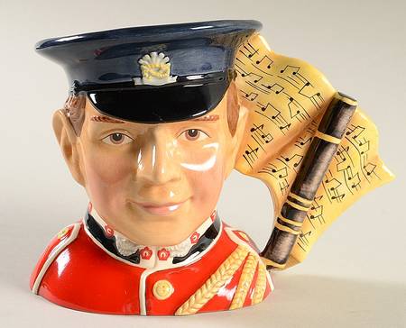 Character Jug North Staffordshire Fife Player - Nb1088, No Box