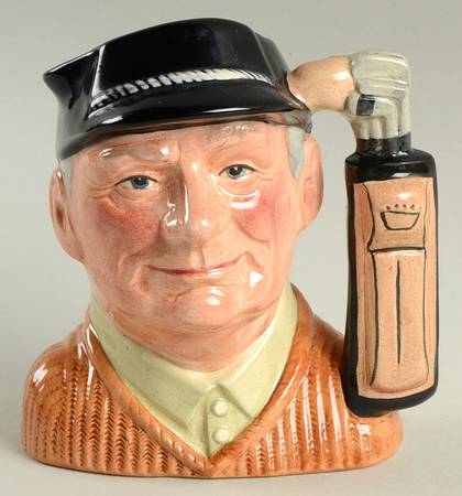 Character Jug Golfer-Small - No Box
