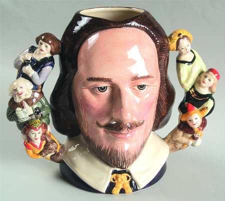 Character Jug William Shakespeare-Lg/Style 2 - With Box Bx834