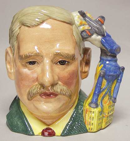 Character Jug H.G. Wells-Large - Nb848, No Box