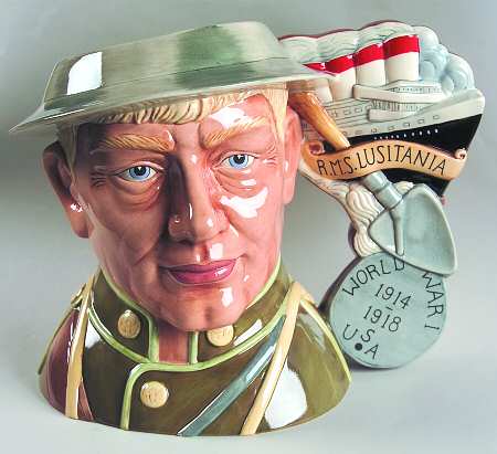 Character Jug World War I-Large - Nb856, No Box