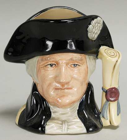 Character Jug George Washington-Small A - With Box Bx638