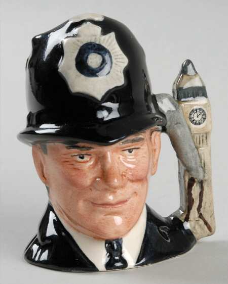 Character Jug London Bobby-Miniature/Var 1 - No Box