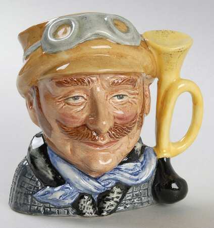 Character Jug Veteran Motorist-Small - Nb1019, No Box