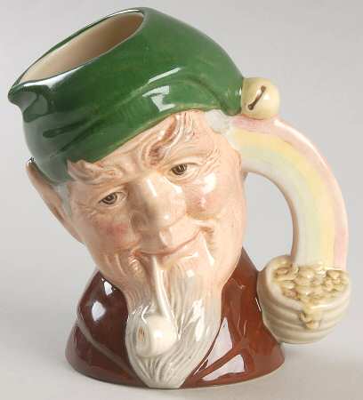 Character Jug Leprechaun-Small/Backstamp A - No Box