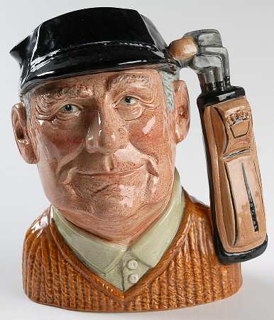 Character Jug Golfer-Large - No Box