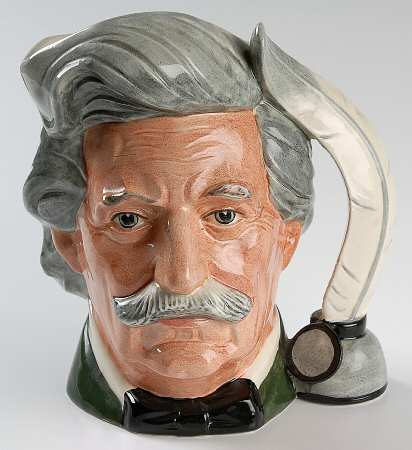 Character Jug Mark Twain-Large - No Box