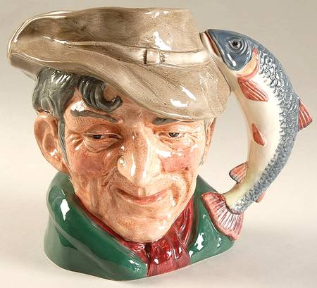 Character Jug Poacher-Large Light Brown Hat - Boxed