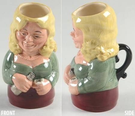 Doultonville Collection of Toby Jugs Betty Bitters-Barmaid - Boxed