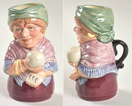 Doultonville Collection of Toby Jugs Madame Crystal-The Clairvoyant - Boxed