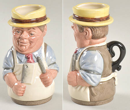Doultonville Collection of Toby Jugs Mr. Brisket-Butcher - No Box