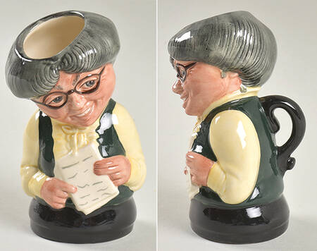 Doultonville Collection of Toby Jugs Miss Studious-The School Mistress - Boxed