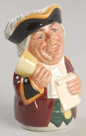 Doultonville Collection of Toby Jugs Mr Tonsil-The Town Crier - Boxed