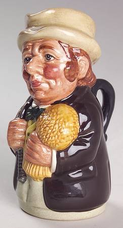 Doultonville Collection of Toby Jugs Mr. Furrow-The Farmer - Boxed