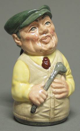 Doultonville Collection of Toby Jugs Major Green:The Golfer - No Box