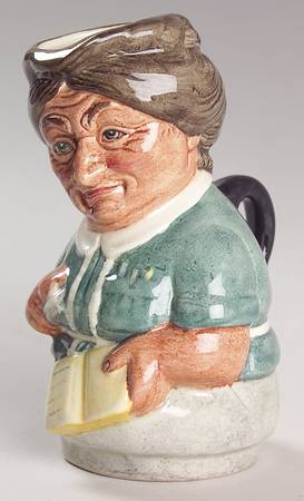 Doultonville Collection of Toby Jugs Mrs. Loan-The Librarian - No Box
