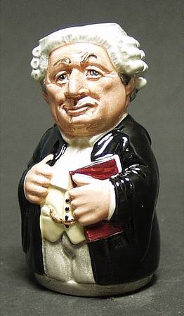 Doultonville Collection of Toby Jugs Mr. Litigate-The Lawyer - No Box
