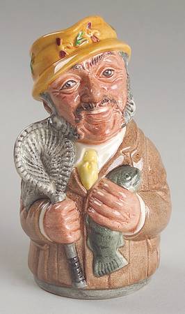 Doultonville Collection of Toby Jugs Fred Fly-The Fisherman - Boxed