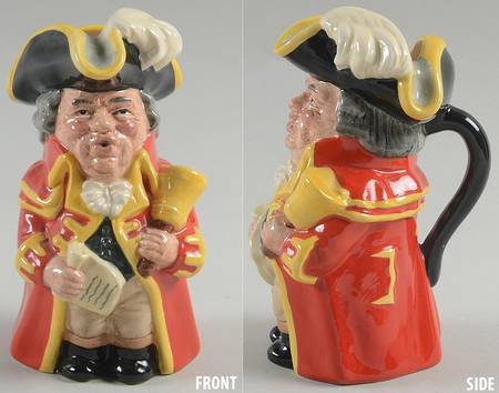 Character Toby Jug Town Crier-Medium - Boxed
