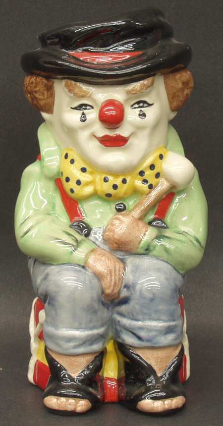 Character Toby Jug Clown Toby-Small - No Box