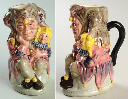 Character Toby Jug The Jester With Punch-Style One - With Box