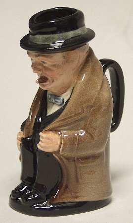 Character Toby Jug Winston Churchill-Small New Stamp - No Box
