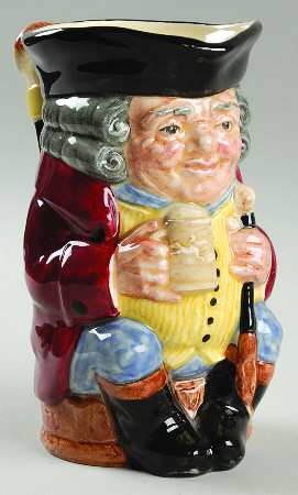 Character Toby Jug Jolly Toby-Blue Breeches-Med - No Box