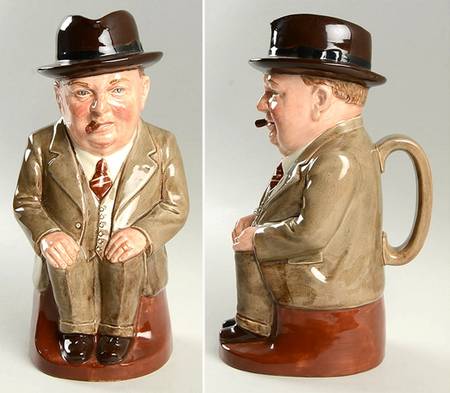 Character Toby Jug Cliff Cornell-Greetings-Light Brown Suit - No Box