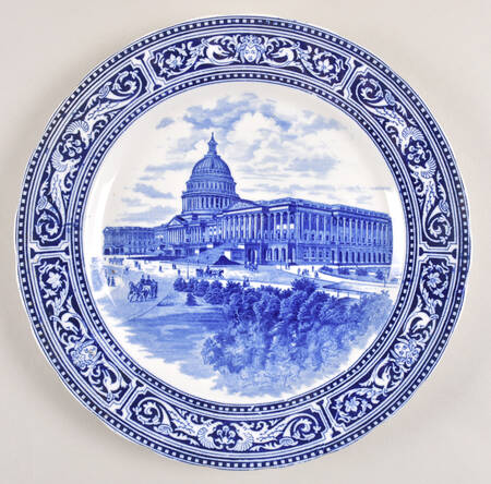 Royal Doulton Plate Us Capital Washington, Dc - No Box