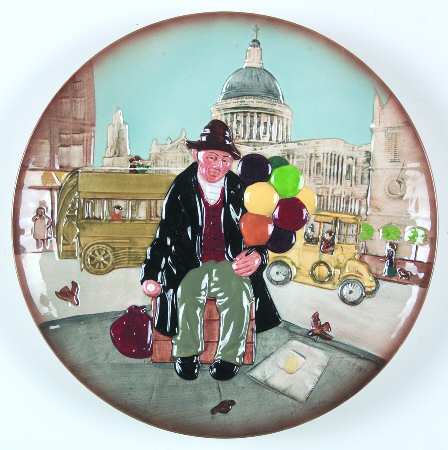 Character Plates Balloon Man - No Box