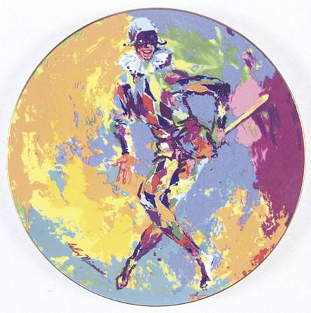 Commedia Dell'Arte-Plate Harlequin - With Box