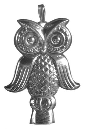 Sterling Medallions and Whistles Owl-Whistle - Boxed
