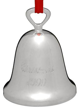 Silverplate Christmas Bell Christmas 1999 - Boxed